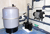 фильтрующая установка бассейна
